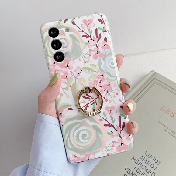 Floral Case Samsung Galaxy S21 Case Samsung Galaxy Note 20 Ultra Case Floral - Picture 1 of 5